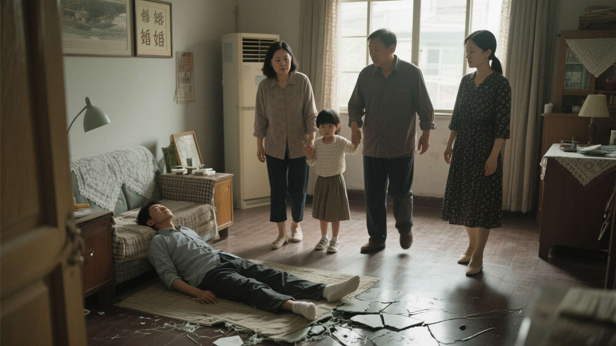 当家人发现时，已无力回天。妻子在多次劝阻无效后选择离婚，孩子跟随母亲离开，一个原